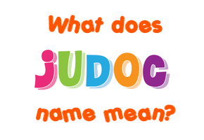 Meaning of Judoc Name