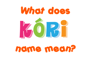 Meaning of Kóri Name