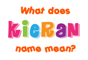 Meaning of Kieran Name