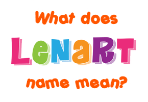 Meaning of Lenart Name