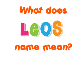 Meaning of Leoš Name