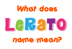 Meaning of Lerato Name