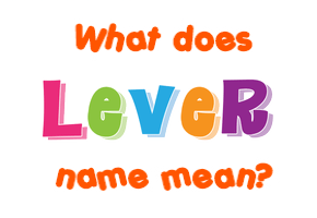 Meaning of Lever Name