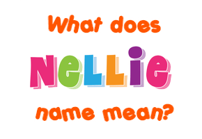 Meaning of Nellie Name