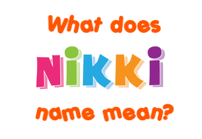 nikki nemo name meaning rate findyourlucky names