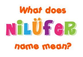 Meaning of Nilüfer Name