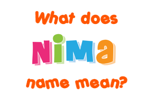 Meaning of Nima Name