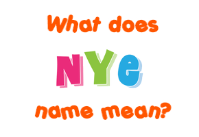 Meaning of Nye Name