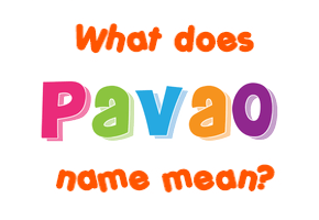 Meaning of Pavao Name