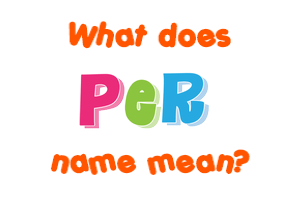 Meaning of Per Name