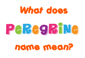 Meaning of Peregrine Name