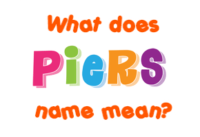 Meaning of Piers Name