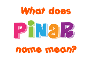 Meaning of Pinar Name