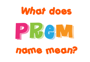 Meaning of Prem Name