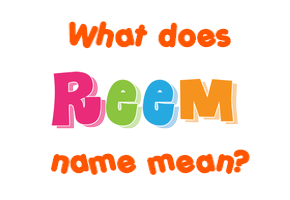 Meaning of Reem Name