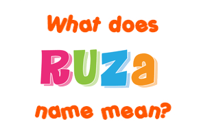 Meaning of Ruža Name