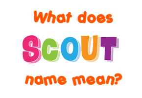 Meaning of Scout Name