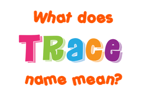 Meaning of Trace Name