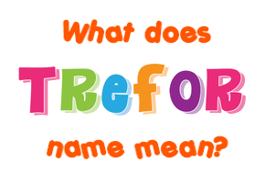 Meaning of Trefor Name