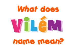Meaning of Vilém Name