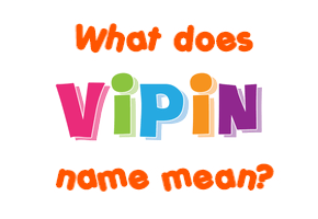 Meaning of Vipin Name
