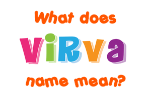 Meaning of Virva Name