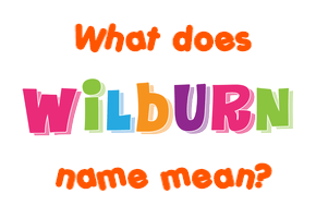 Meaning of Wilburn Name