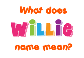 Meaning of Willie Name