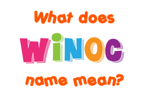Meaning of Winoc Name