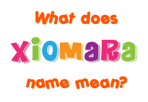 Meaning of Xiomara Name