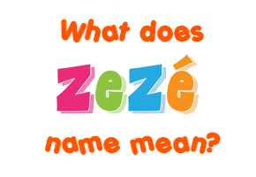 Meaning of Zezé Name